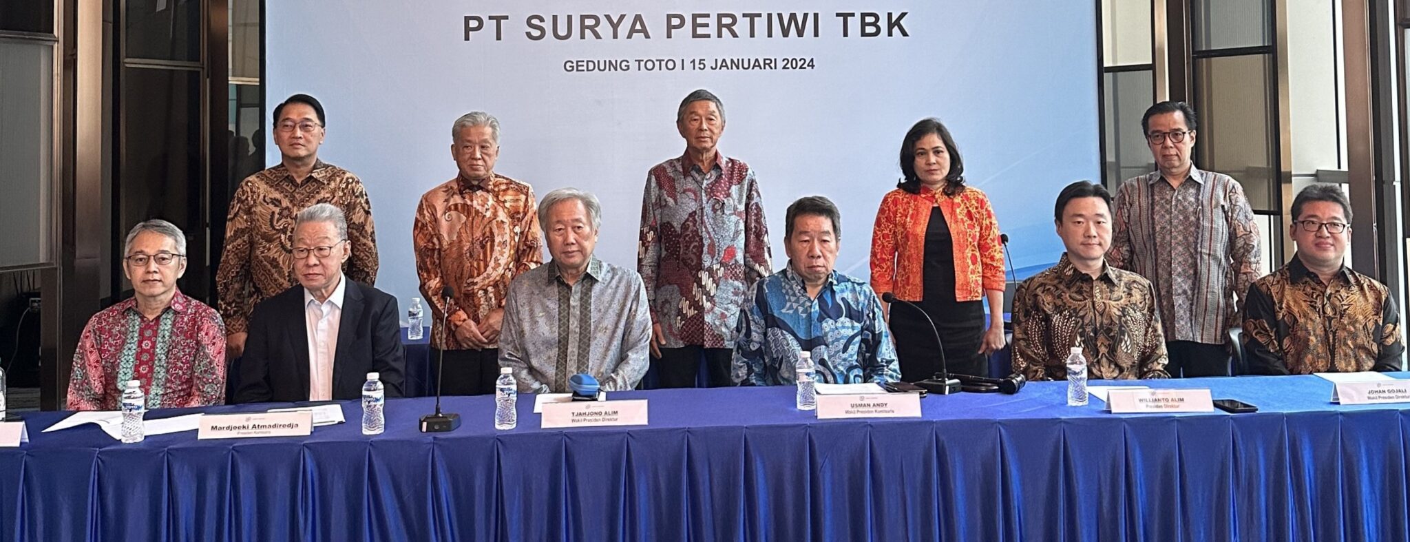 PT Surya Pertiwi Tbk » Board Of Commissioners